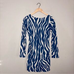 Abercrombie & Fitch Zebra Print Dress Sz S P